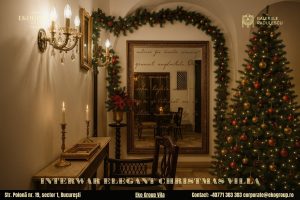 Decoratiuni de Craciun în stil interbelic: Eko Group Vila dezvăluie eleganța nobiliară a anilor ’30