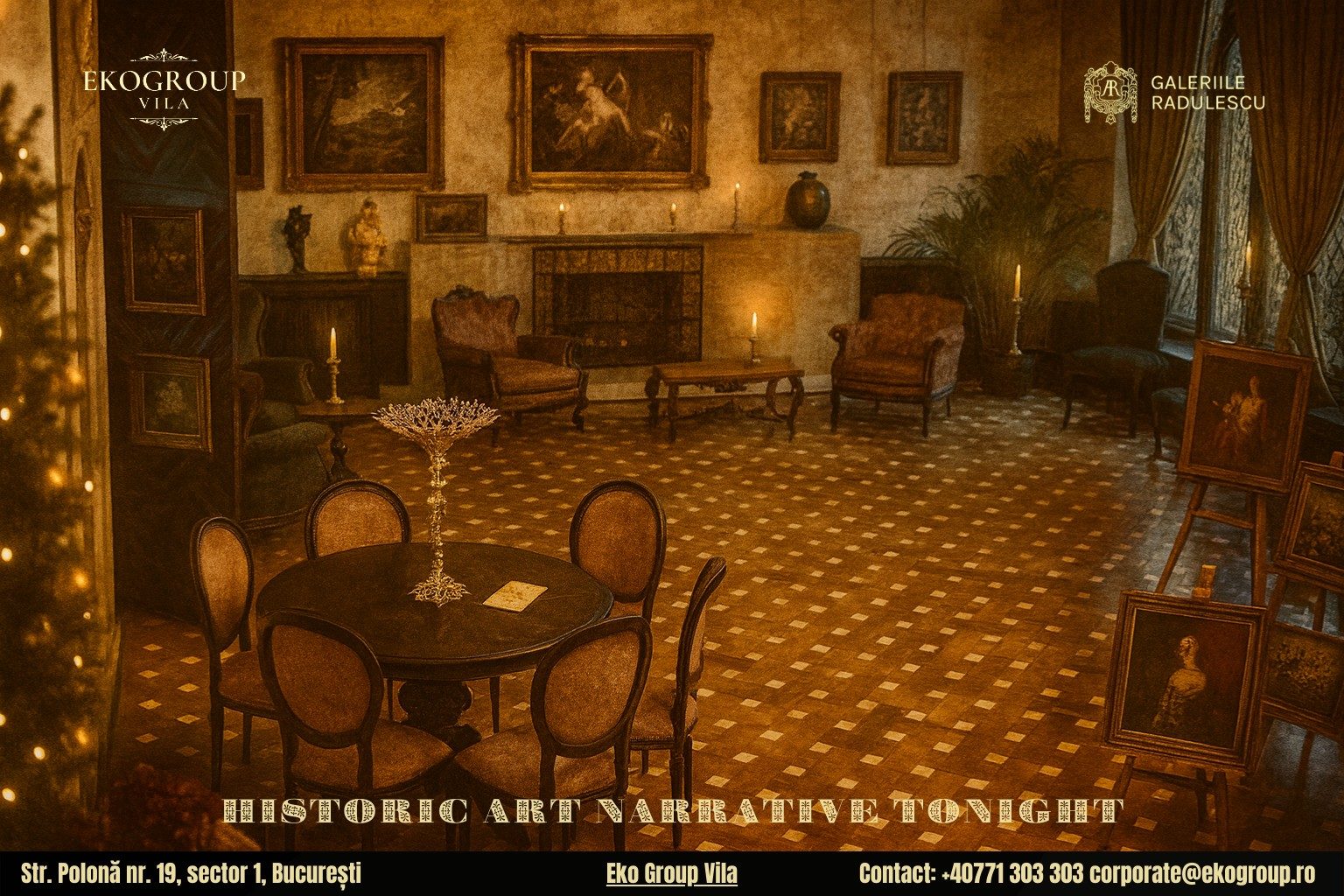 Povestea Crăciunului redescoperită: atmosfera anilor ’30 la Eko Group Vila