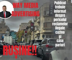 Way Advertise Production SRL și controversa publicității neautorizate în București: Impactul steagurilor pentru cazinouri și pariuri